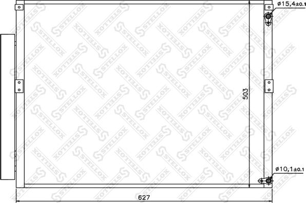 Stellox 10-45528-SX - Kondenzator, klima-Uređaj www.molydon.hr