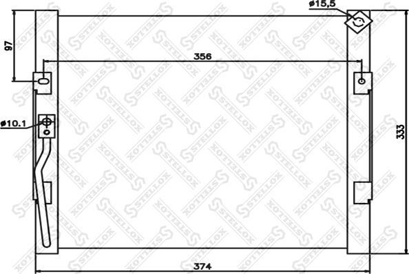 Stellox 10-45654-SX - Kondenzator, klima-Uređaj www.molydon.hr