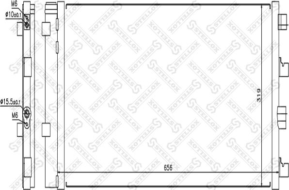 Stellox 10-45650-SX - Kondenzator, klima-Uređaj www.molydon.hr