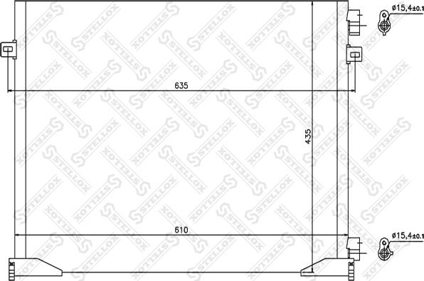 Stellox 10-45635-SX - Kondenzator, klima-Uređaj www.molydon.hr