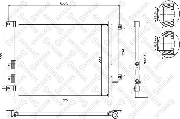 Stellox 10-45069-SX - Kondenzator, klima-Uređaj www.molydon.hr