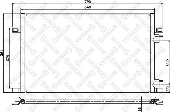 Stellox 10-45065-SX - Kondenzator, klima-Uređaj www.molydon.hr