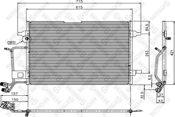 Stellox 10-45006-SX - Kondenzator, klima-Uređaj www.molydon.hr