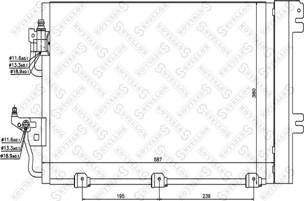 Stellox 10-45003-SX - Kondenzator, klima-Uređaj www.molydon.hr