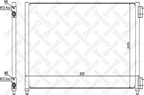 Stellox 10-45085-SX - Kondenzator, klima-Uređaj www.molydon.hr