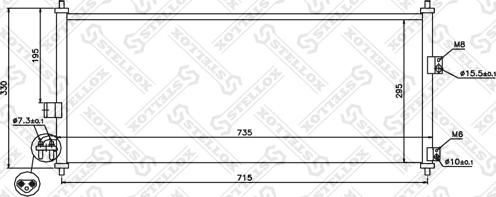 Stellox 10-45032-SX - Kondenzator, klima-Uređaj www.molydon.hr