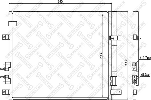 Stellox 10-45070-SX - Kondenzator, klima-Uređaj www.molydon.hr