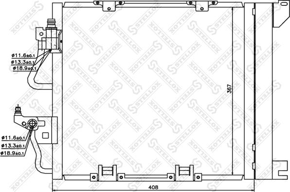 Stellox 10-45195-SX - Kondenzator, klima-Uređaj www.molydon.hr