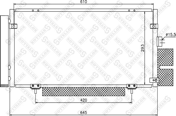 Stellox 10-45193-SX - Kondenzator, klima-Uređaj www.molydon.hr