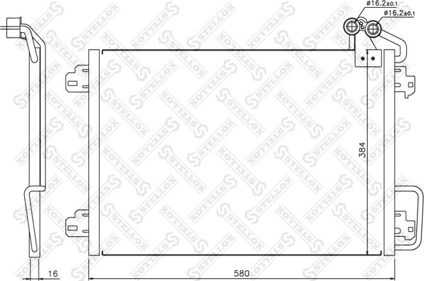 Stellox 10-45197-SX - Kondenzator, klima-Uređaj www.molydon.hr