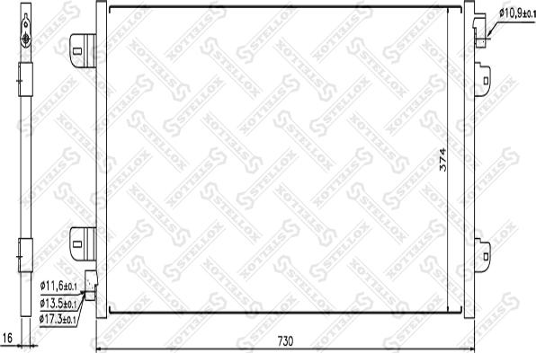 Stellox 10-45149-SX - Kondenzator, klima-Uređaj www.molydon.hr