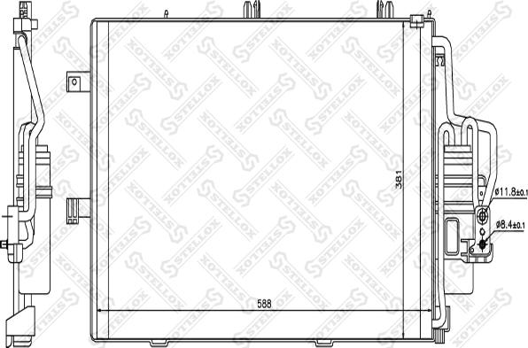 Stellox 10-45142-SX - Kondenzator, klima-Uređaj www.molydon.hr