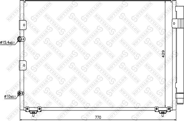 Stellox 10-45158-SX - Kondenzator, klima-Uređaj www.molydon.hr