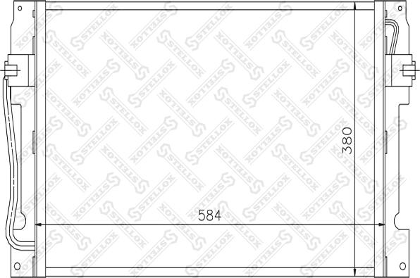 Stellox 10-45168-SX - Kondenzator, klima-Uređaj www.molydon.hr