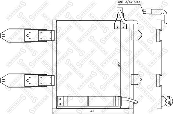 Stellox 10-45162-SX - Kondenzator, klima-Uređaj www.molydon.hr