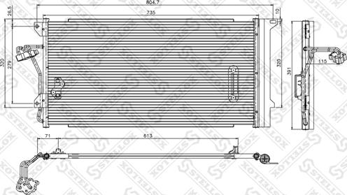 Stellox 10-45182-SX - Kondenzator, klima-Uređaj www.molydon.hr