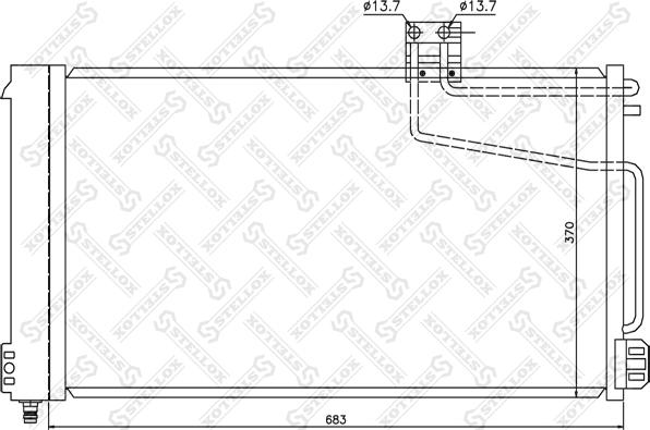 Stellox 10-45124-SX - Kondenzator, klima-Uređaj www.molydon.hr