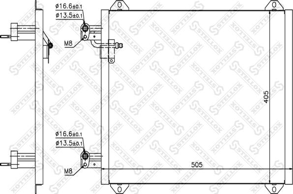 Stellox 10-45396-SX - Kondenzator, klima-Uređaj www.molydon.hr