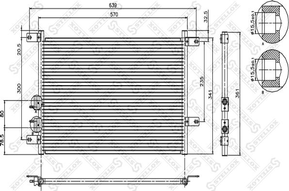 Stellox 10-45390-SX - Kondenzator, klima-Uređaj www.molydon.hr