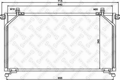 Stellox 10-45364-SX - Kondenzator, klima-Uređaj www.molydon.hr