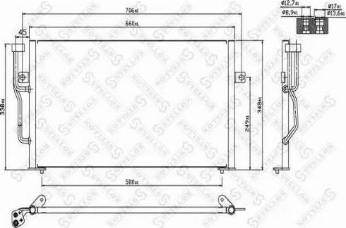 Stellox 10-45334-SX - Kondenzator, klima-Uređaj www.molydon.hr