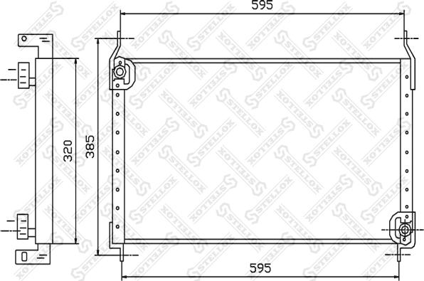 Stellox 10-45299-SX - Kondenzator, klima-Uređaj www.molydon.hr