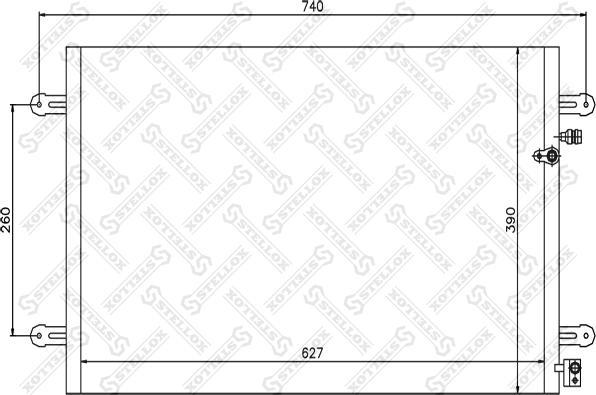 Stellox 10-45219-SX - Kondenzator, klima-Uređaj www.molydon.hr