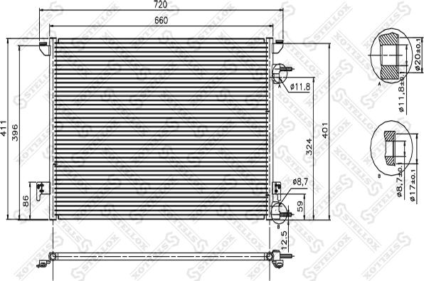 Stellox 10-45210-SX - Kondenzator, klima-Uređaj www.molydon.hr