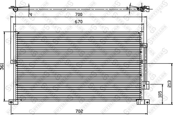 Stellox 10-45218-SX - Kondenzator, klima-Uređaj www.molydon.hr
