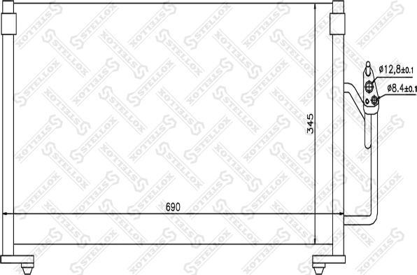 Stellox 10-45229-SX - Kondenzator, klima-Uređaj www.molydon.hr