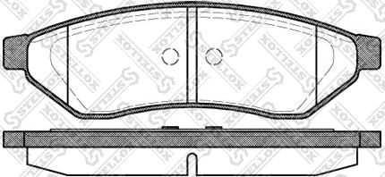 BOSCH 0 986 AB1 256 - Komplet Pločica, disk-kočnica www.molydon.hr