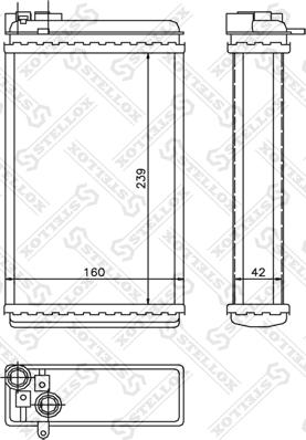 Stellox 10-35046-SX - Izmjenjivač topline, grijanje unutrasnjeg prostora www.molydon.hr