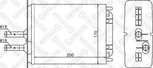 Stellox 10-35053-SX - Izmjenjivač topline, grijanje unutrasnjeg prostora www.molydon.hr