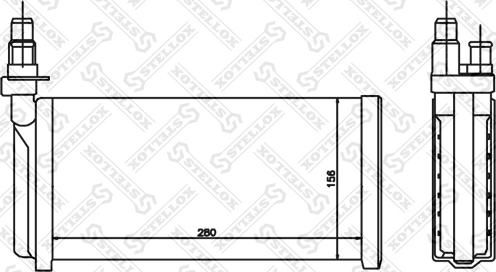 Stellox 10-35052-SX - Izmjenjivač topline, grijanje unutrasnjeg prostora www.molydon.hr