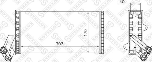 Stellox 10-35004-SX - Izmjenjivač topline, grijanje unutrasnjeg prostora www.molydon.hr