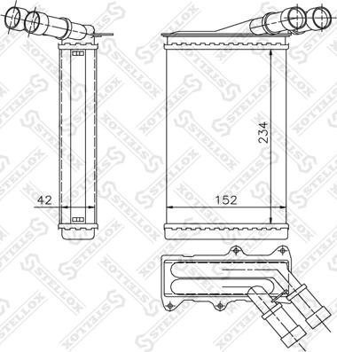 Stellox 10-35005-SX - Izmjenjivač topline, grijanje unutrasnjeg prostora www.molydon.hr