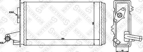 Stellox 10-35006-SX - Izmjenjivač topline, grijanje unutrasnjeg prostora www.molydon.hr