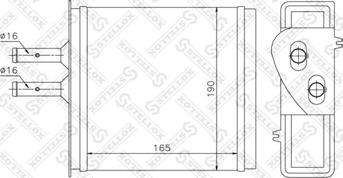 Stellox 10-35007-SX - Izmjenjivač topline, grijanje unutrasnjeg prostora www.molydon.hr