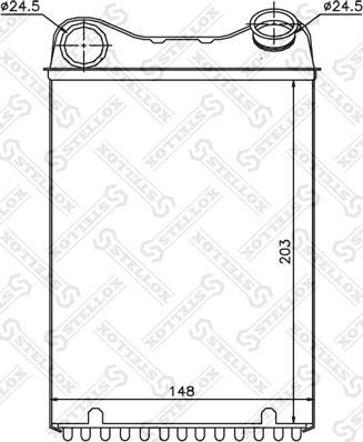 Stellox 10-35165-SX - Izmjenjivač topline, grijanje unutrasnjeg prostora www.molydon.hr