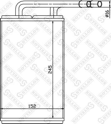 Stellox 10-35111-SX - Izmjenjivač topline, grijanje unutrasnjeg prostora www.molydon.hr