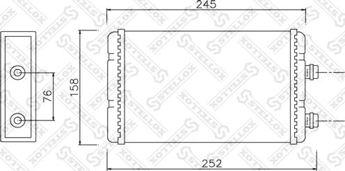 Stellox 10-35118-SX - Izmjenjivač topline, grijanje unutrasnjeg prostora www.molydon.hr