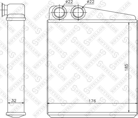 Stellox 10-35117-SX - Izmjenjivač topline, grijanje unutrasnjeg prostora www.molydon.hr