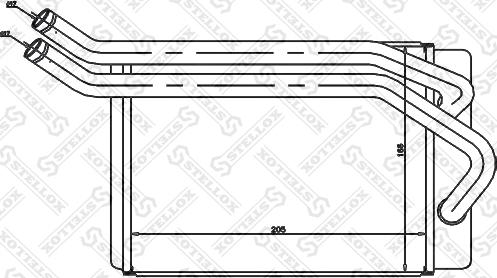 Stellox 10-35131-SX - Izmjenjivač topline, grijanje unutrasnjeg prostora www.molydon.hr