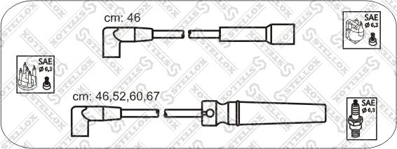 Stellox 10-30043-SX - Set kablova za paljenje www.molydon.hr