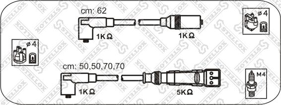 Stellox 10-38455-SX - Set kablova za paljenje www.molydon.hr