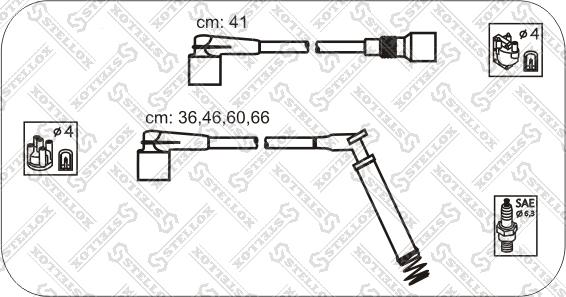 Stellox 10-38450-SX - Set kablova za paljenje www.molydon.hr