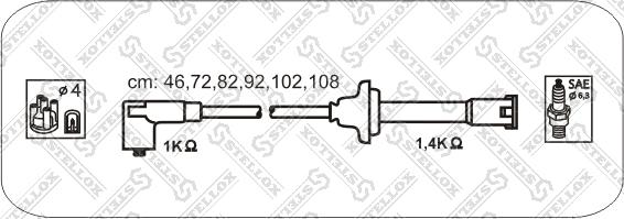 Stellox 10-38525-SX - Set kablova za paljenje www.molydon.hr