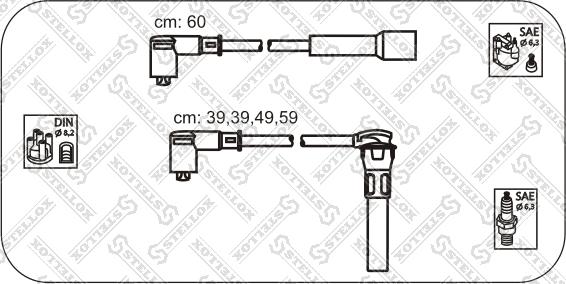 Stellox 10-38572-SX - Set kablova za paljenje www.molydon.hr