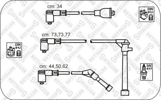 Stellox 10-38266-SX - Set kablova za paljenje www.molydon.hr