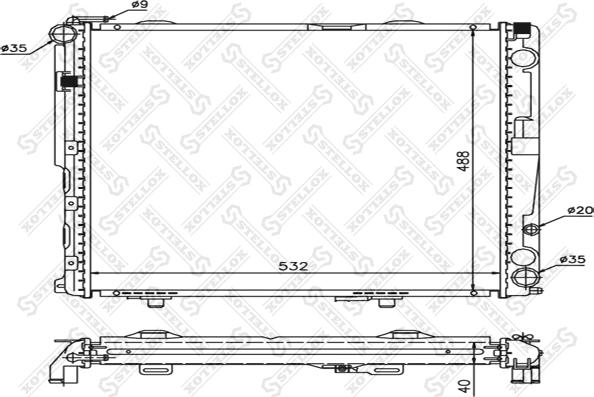 Stellox 10-25904-SX - Hladnjak, hladjenje motora www.molydon.hr